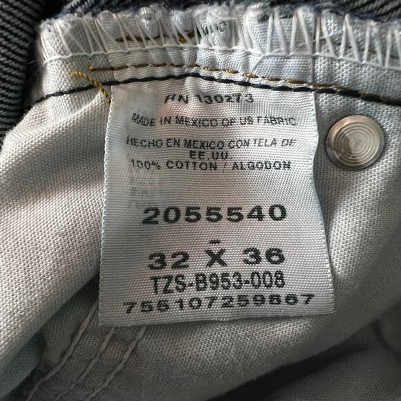 Lee HIgh-Rise Dark Wash Jeans Size 32 - Picture 3 of 10